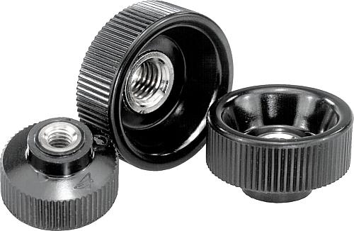 Rändelmuttern aus Kunststoff