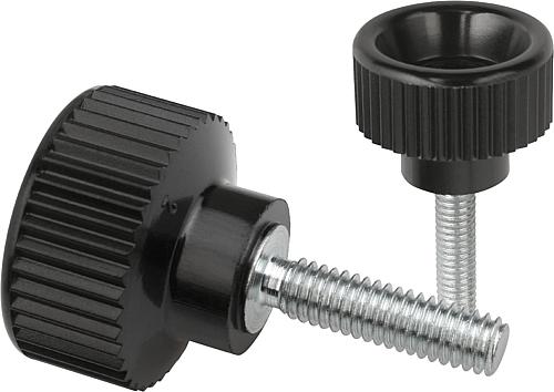 Rändelschrauben aus Kunststoff