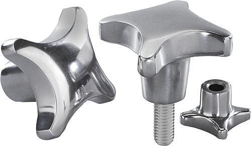 Kreuzgriffe ähnlich DIN 6335 aus Aluminium