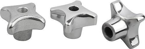 Kreuzgriffe ähnlich DIN 6335 aus Aluminium, For...