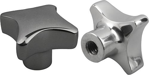 Kreuzgriffe ähnlich DIN 6335 Edelstahl, Form E,...