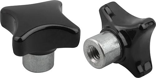 Kreuzgriffe ähnlich DIN 6335, Form E mit vorste...