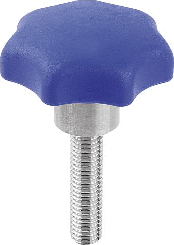 Sterngriffe Kunststoff visuell-detektierbar mit...