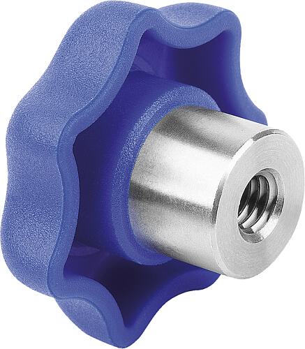 Sterngriffe Kunststoff visuell-detektierbar mit...