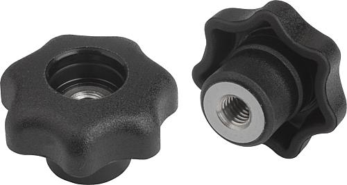 Sterngriffe ähnlich DIN 6336 Stahlteile Edelsta...