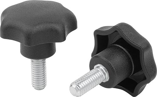 Sterngriffe Kunststoff DIN 6336 - inch
