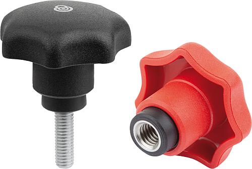 Sterngriffe Kunststoff mit Sicherheitsfunktion ...