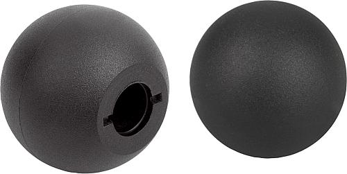 Kugelknöpfe Thermoplast DIN 319 erweitert, Form...