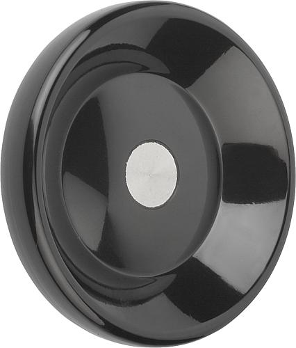 Scheibenhandräder ohne Griff, Buchse Edelstahl,...