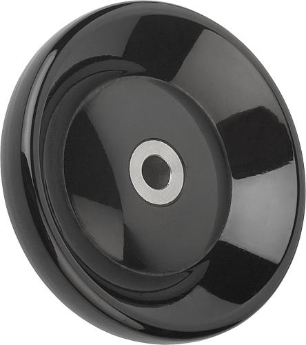 Scheibenhandräder ohne Griff, Buchse Stahl, For...