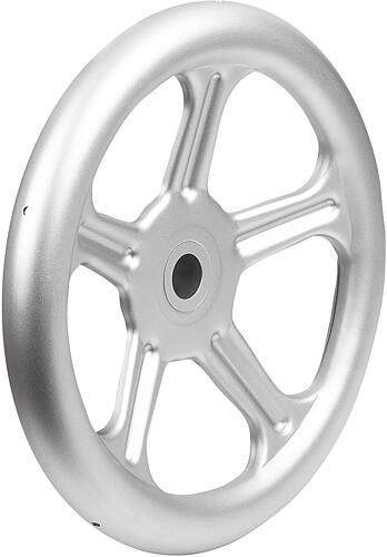 Speichenhandräder aus Edelstahlblech, Form C, 5...