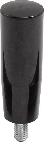 Konusgriffe Kunststoff (Duroplast) mit Außengew...