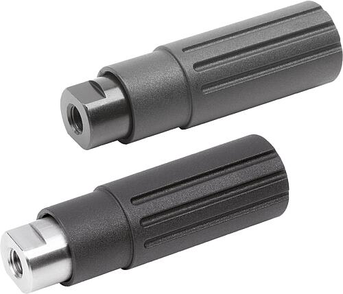 Zylindergriffe Kunststoff drehbar mit Innengewinde