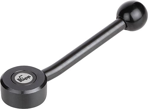 Spannhebel flach mit Innengewinde, 15 Grad - inch