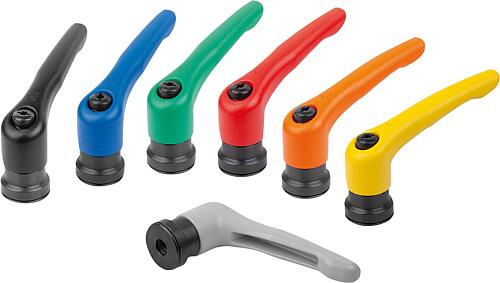 Klemmhebel Zink mit Innengewinde und Spannkraft...