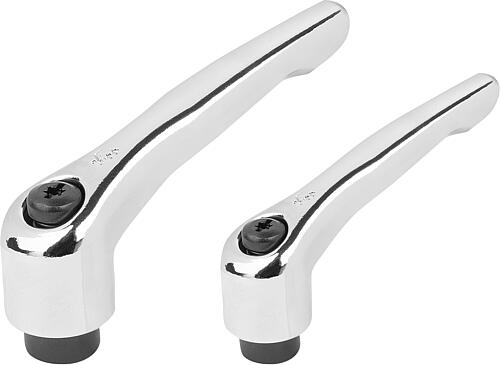 Klemmhebel mit Innengewinde, hochglanzverchromt...