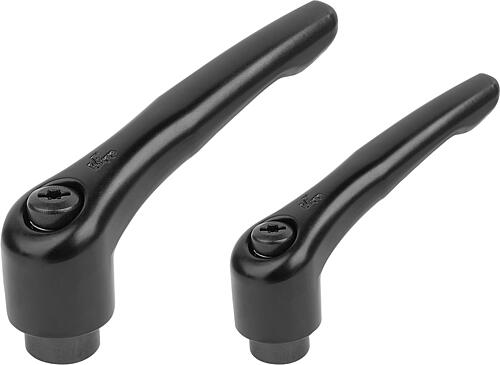 Klemmhebel mit Innengewinde, seidenmatt - inch