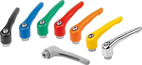 Klemmhebel Zinkdruckguss mit Innengewinde, Gewi...