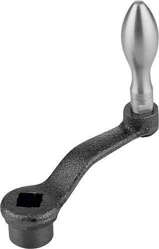 Handkurbeln gekröpft ähnlich DIN 468