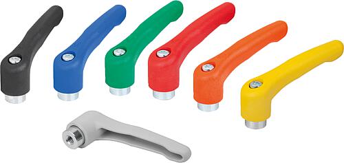 Klemmhebel Kunststoff mit Innengewinde, Gewind...