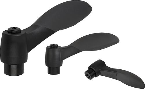 Klemmhebel 2K mit Innengewinde, Gewindeeinsatz ...