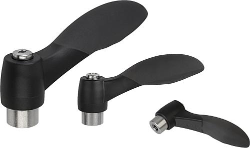 Klemmhebel 2K mit Innengewinde, Gewindeeinsatz ...