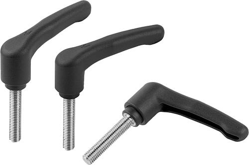 Klemmhebel Kunststoff metall-detektierbar mit A...