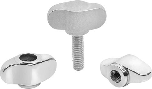 Flügelgriffe "Miniwing" Edelstahl