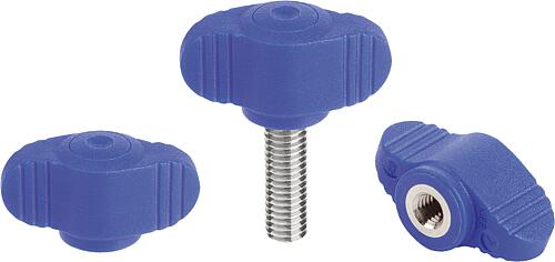 Flügelgriffe "Miniwing" Kunststoff visuell-dete...