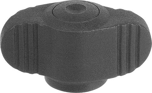 Flügelgriffe "Miniwing" Kunststoff metall-detek...