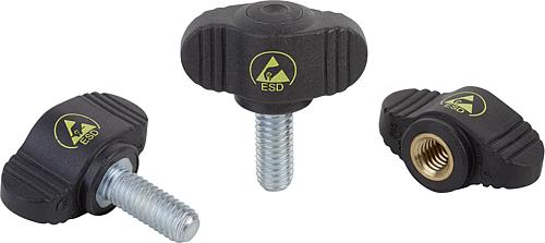 Flügelgriffe "Miniwing" antistatisch