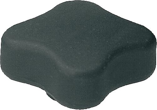 Viersterngriffe flach mit Innengewinde