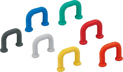 Fingergriffe Kunststoff rund, Form A, mit Bund