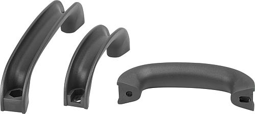 Bogengriffe Kunststoff, U-Profil mit Langloch