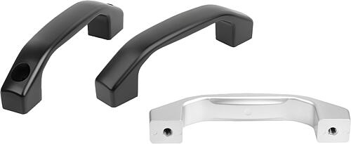Bügelgriffe Aluminium lackiert, Montage von der...