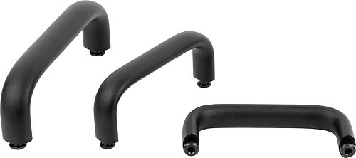 Bügelgriffe Aluminium oval abnehmbar