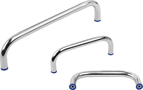 Bügelgriffe Edelstahl mit Dichtring im Hygieni...