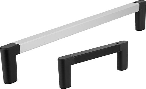 Bügelgriffe Aluminium mit Kunststoff-Griffschen...