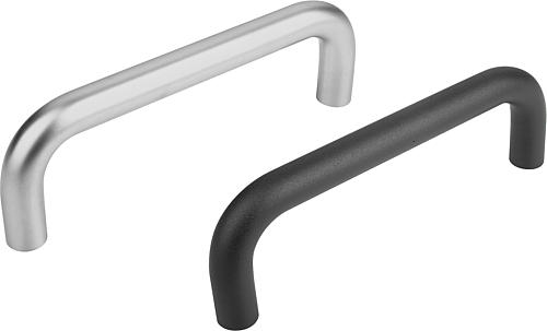 Bügelgriffe Stahl, Rundprofil gerade, mattverch...