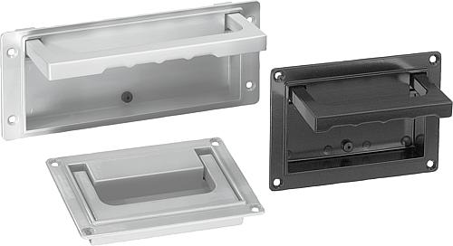 Schalengriffe Aluminium klappbar