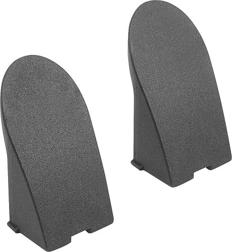 Abdeckkappen Kunststoff für Bügelgriffe abgewin...