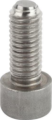 Kugeldruckschrauben mit Kopf Edelstahl Form B, ...