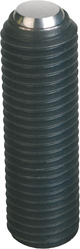 Kugeldruckschrauben ohne Kopf mit Feingewinde F...