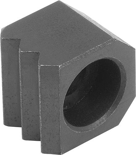 Grippers, Werkzeugstahl, viereckig mit Senkbohr...