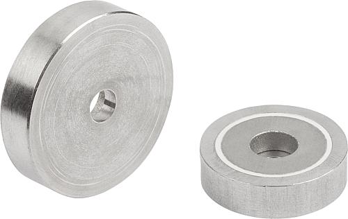 Magnete mit Zylinderbohrung (Flachgreifer) aus...