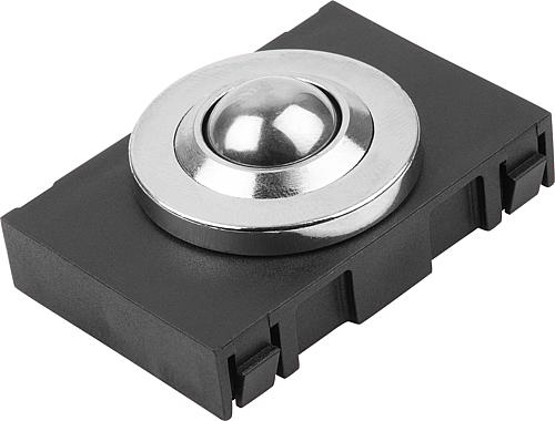 Kugelrollenelemente für Rollenschienen