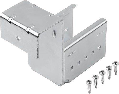 Einhängehalter Stahl für Rollenschienen, Form B...