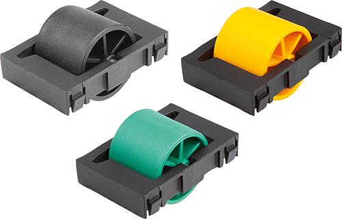 Rollenelemente Kunststoff für Rollenschienen, F...