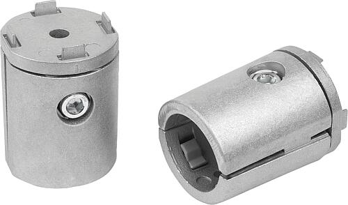 T-Verbinder Ø30 mit Anschluss an Nut 8 Typ I mi...