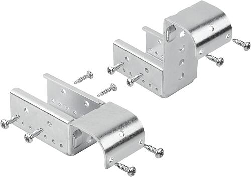 Einhängehalter Ø 30 Stahl für Rollenbahnen Stahl